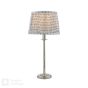 Marble Hill Table Lamp Polished Nickel With Shade