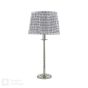 Marble Hill Table Lamp Polished Nickel With Shade