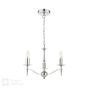 Marble Hill 3 Light Armed Pendant Polished Nickel Fitting Only