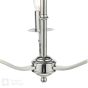 Marble Hill 3 Light Armed Pendant Polished Nickel Fitting Only