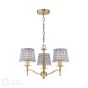 Marble Hill 3 Light Armed Pendant Aged Brass Fitting Only
