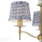 Marble Hill 3 Light Armed Pendant Aged Brass Fitting Only