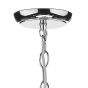 Medusa 8 Light Armed Pendant Polished Chrome and Crystal Fitting Only