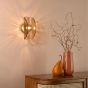 Megara Wall Light Antique Bronze and Tea Smoked Glass