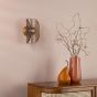 Megara Wall Light Antique Bronze and Tea Smoked Glass