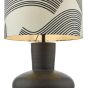 Miho Table Lamp Black/Bronze With Shade
