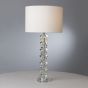 Mina Table Lamp Polished Chrome & Crystal With Shade