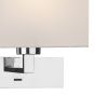 Modena Wall Light Polished Chrome With Shade