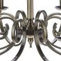 Murray 8 Light Dual Mount Pendant Antique Brass