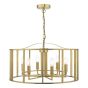Myka 6 Light Pendant Brushed Bronze