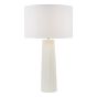 Myla Ceramic Table Lamp White With Shade