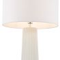 Myla Ceramic Table Lamp White Base Only