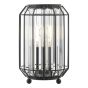 Naeva Table Lamp Matt Black and Crystal