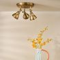 Nathaniel 3 Light Plate Spotlight Aged Brass
