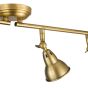 Nathaniel 4 Light Bar Spotlight Aged Brass
