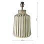 Nedra Table Lamp Natural Ceramic Base Only