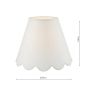 Nerita Ivory Linen Empire Shade 30cm