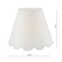 Nerita Ivory Linen Empire Shade 40cm
