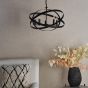 Nitya 5 Light Pendant Matt Black