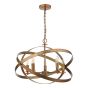 Nitya 5 Light Pendant Mottled Copper 