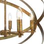 Nitya 5 Light Pendant Mottled Copper 