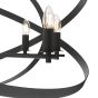 Nitya 8 Light Pendant Matt Black