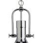 Nolan 1 Light Pendant Polished Chrome/ Clear