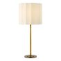 Noura Table Lamp Antique Bronze and Ivory With Shade