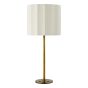 Noura Table Lamp Antique Bronze and Ivory With Shade