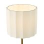 Noura Table Lamp Antique Bronze and Ivory With Shade