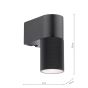 Obi Outdoor Wall Light Matt Black IP54