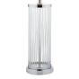 Olalla Table Lamp Polished Chrome Clear Glass With Shade