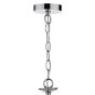 Oleana 5 Light Armed Pendant Polished Chrome and Crystal Fitting Only