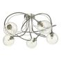 Onawa 5lt Semi Flush Polished Chrome With Twisted Glass