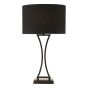 Oporto Table Lamp Matt Black With Shade