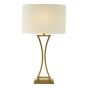 Oporto Table Lamp Aged Brass With Shade
