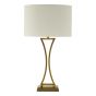 Oporto Table Lamp Aged Brass With Shade