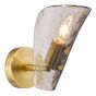 Ordelle Adjustable Wall Light Antique Bronze and Tea Smoked Glass