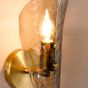 Ordelle Adjustable Wall Light Antique Bronze and Tea Smoked Glass