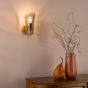 Ordelle Adjustable Wall Light Antique Bronze and Tea Smoked Glass
