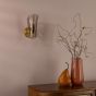 Ordelle Adjustable Wall Light Antique Bronze and Tea Smoked Glass