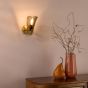 Ordelle Adjustable Wall Light Antique Bronze and Tea Smoked Glass