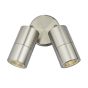 Ortega Outdoor 2 Light Wall Spotlight Aluminium IP65
