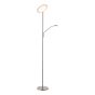 Osbert Mother & Child Floor Lamp Satin Nickel LED