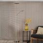 Osbert Mother & Child Floor Lamp Satin Nickel LED