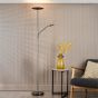 Osbert Mother & Child Floor Lamp Satin Bronze LED