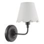 Padme Wall Light Matt Black With Shade