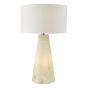 Paget Table Lamp Alabaster and Matt Antique Brass Base Only