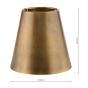 Payon Bronze Metal Empire Shade 14cm (Bottom Gimble)