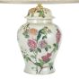 Peony Table Lamp Multi Coloured Ceramic With Shade